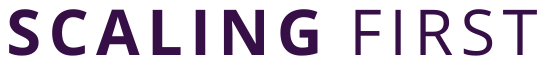 Scaling First Logo